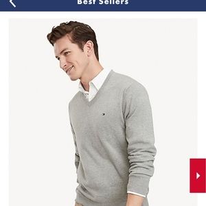 3XL Tommy Hilfiger Red long Sleeve Sweater